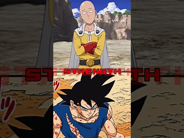 Goku Vs Saitama | Who is the strongest | #goku #trend #vita #anime