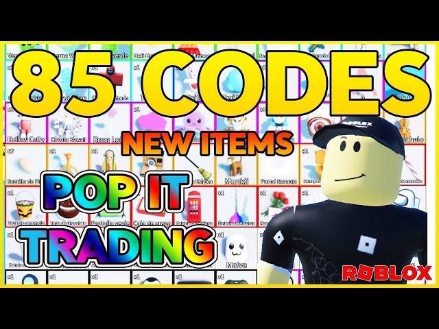 NEW CODE85 CODES ⭐ ALL WORKING CODES for POP IT TRADING⭐  Roblox 2023 ⭐ Codes for Roblox TV