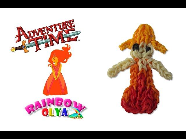 Принцесса ПЛАМЯ - Время Приключений из резинок на крючке | Adventure Time Rainbow Loom