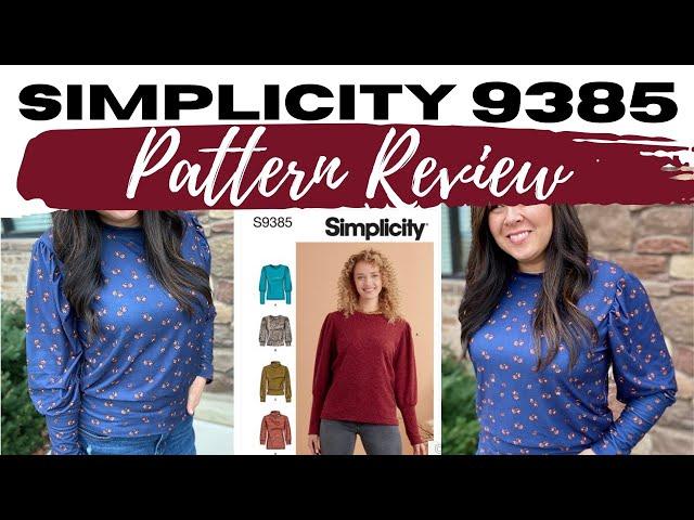 SIMPLICITY 9385 PATTERN REVIEW FOR MY ME MADE WARDROBE 2021. SEWING FALL CLOTHES