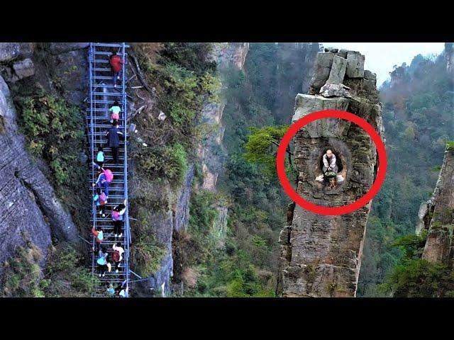 The Most Dangerous Cliff Road to School | Rural Life on the Cliff | Amazing lifestyle