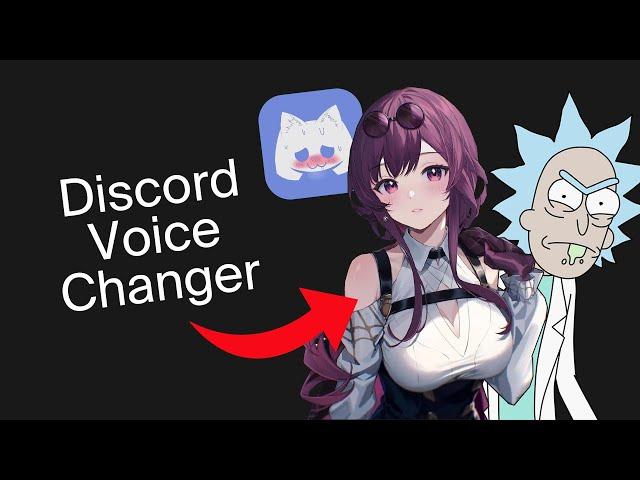 Discord Voice Changer  RVC AI models  Full Tutorial