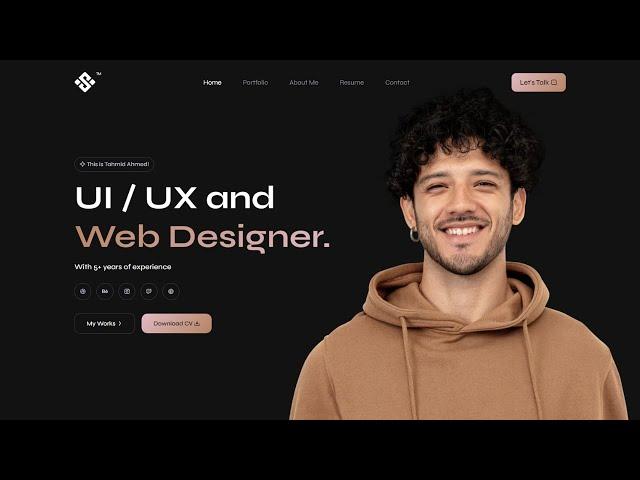 Responsive Personal Portfolio Website Using HTML And CSS