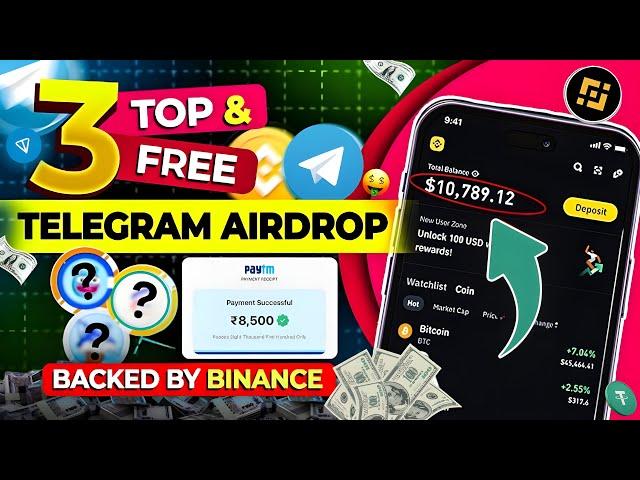 Top 3 Best Telegram Bots for Airdrops | PocketFi Airdrop, TapCoin Bot, and Paws Airdrop Today