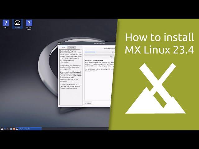 How to install MX Linux 23.4 KDE