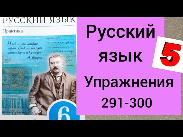 6 класс. ГДЗ. Русский язык. Практика. Лидман-Орлова. Упражнения 291-300