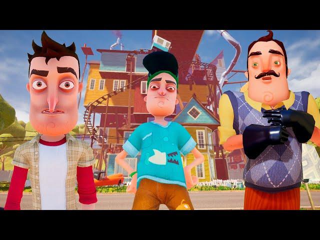 ШОУ ПРИВЕТ СОСЕД!ВОРУЕМ ВСЕ ВЕЩИ У СОСЕДА В 3 АКТЕ!ИГРА HELLO NEIGHBOR ПРОХОЖДЕНИЕ,КОНЦОВКА,СЮЖЕТ!