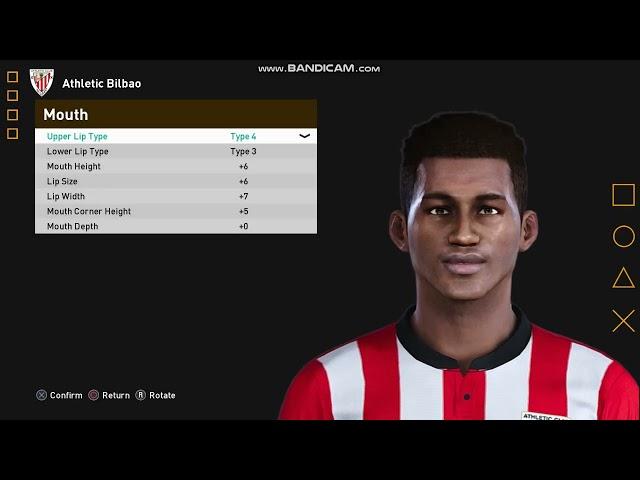 PES 21 FL 23 How to create Elijah Gift  Athletic Bilbao summer transfer