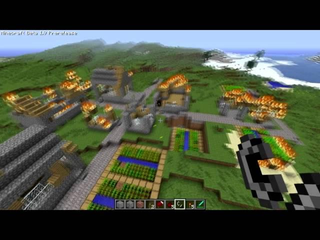 Minecraft 1.9 - NPC Villagers & Snow Golem Mob (New mobs!)