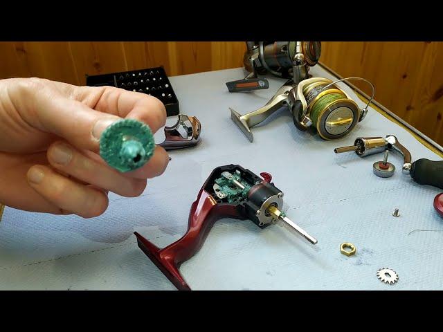Катушка Shimano 2500. Смазка и обслуживание.