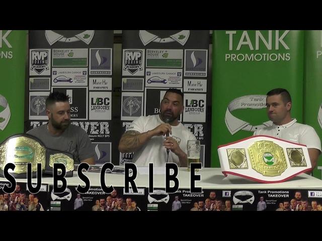 Tank Promotions Adrian Rackham Vs Jamie Phillips