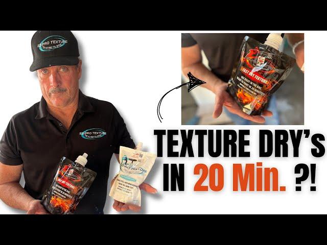 Is This the Fastest Drying Drywall Texture Ever? - EZ Pro Texture