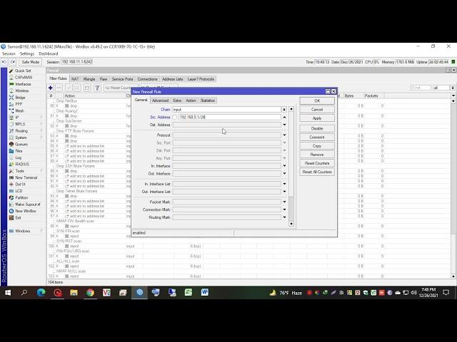 Block IP Address Login to MikroTik Router