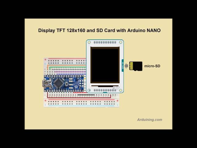 Wiring TFT Display to Arduino NANO