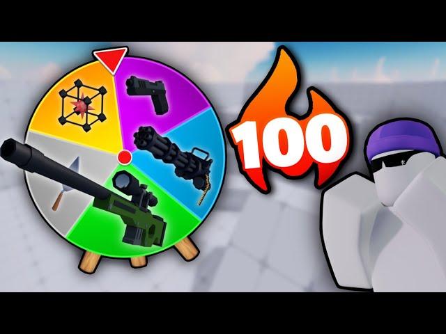 I Let A WHEEL Decide My Loadout In RIVALS (Roblox Rivals)