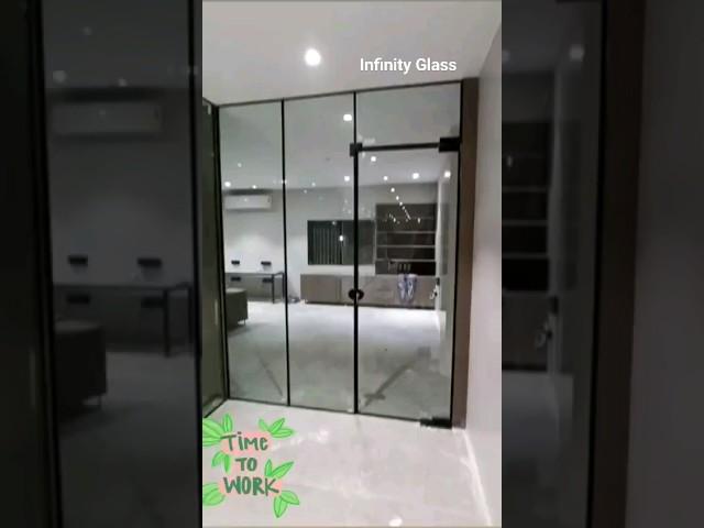 Office Partition 12mm toughened glass