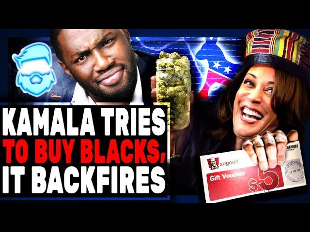 Kamala Harris IN BRUTAL SPIRAL After Trying To LITERALLY Buy Black Men & It Epically Backfired!