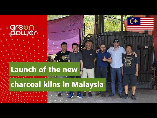 Launch of the charcoal kilns. New charcoal kilns in Malaysia