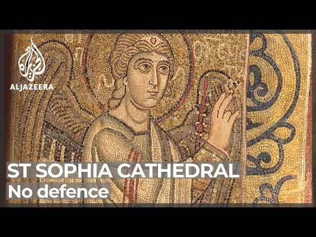 Ukraine war: St Sophia Cathedral declared 'demilitarised zone'