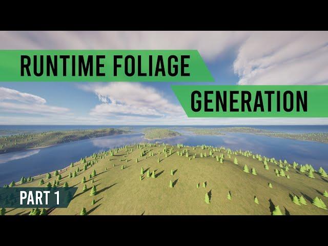 Unreal Engine 5 - Runtime Foliage Generation