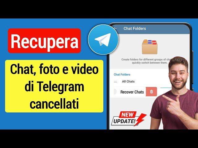 Come recuperare messaggi, chat, immagini e video cancellati di Telegram (metodo 2023)