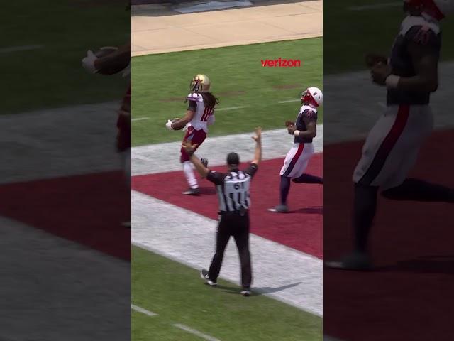 This pick-six was ELECTRIC ️ #ufl @verizon
