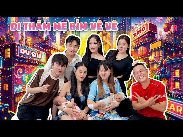 Linh Barbie, Trà Đặng, Trâm Đô Đi Thăm Mẹ Bỉm Vê Vê I Đu Đủ Gặp Zino I Linh Barbie Vlog