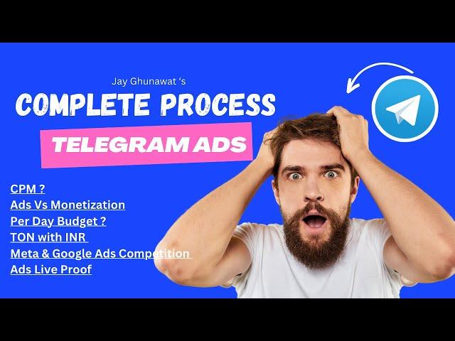 Telegram Ads | Complete Process | Telegram par ad kaise legate hai | Jay Ghunawat