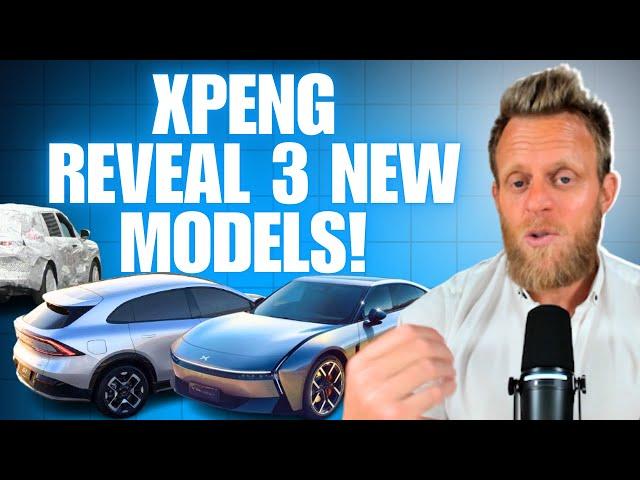 Xpeng reveal 3 NEW electric cars coming in 2025 + P7 Ultra price!
