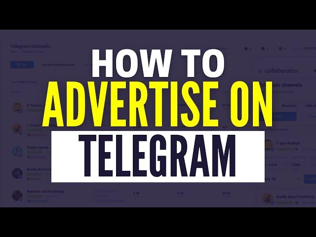 How To Advertise on Telegram Ads (2024)