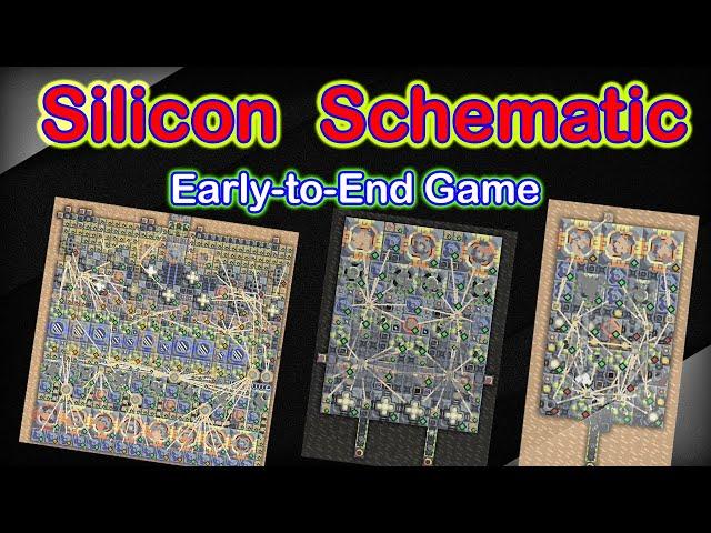 Mindustry Silicon Schematic - From Early Game to End Game || Mindustry in a Nutshell