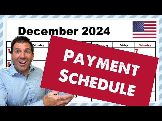 Social Security Checks: PAYMENT SCHEDULE December 2024 - SSA, SSDI, SSI