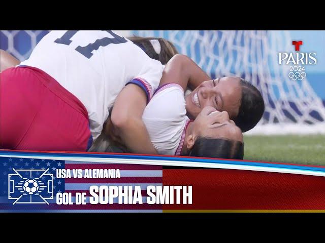 Gol de Sophia Smith | USA vs Alemania 1-0 | Juegos Olímpicos París 2024