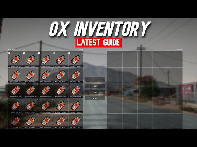 QBCore - How to Install Ox Inventory | Install & Showcase | LATEST FiveM Tutorial 2024