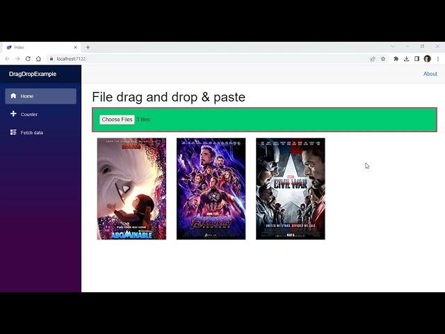 Blazor - Loading Files with Drag and Drop & Copy/Paste