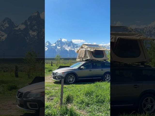 Rooftop tent summer