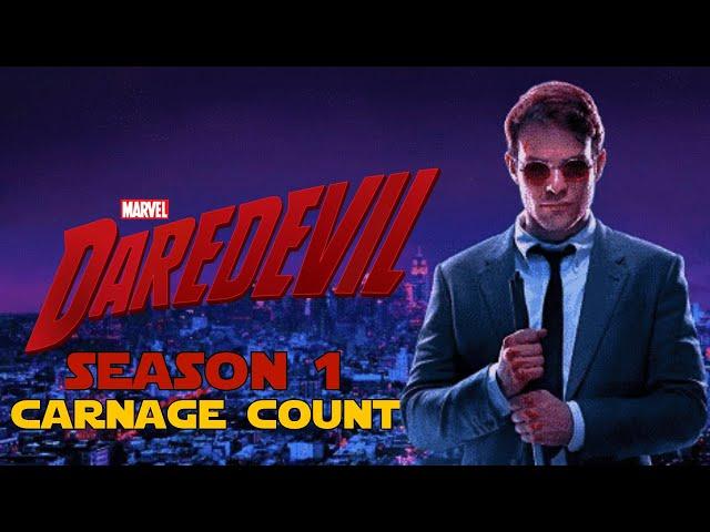 MCU Daredevil Season 1 Carnage Count