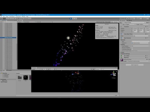 Unity Physics and Compute Shader Cooperating