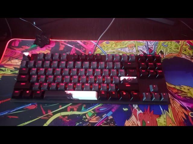 как поменять подсветку на клавиатуре keyrox tkl от red square