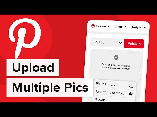 How to Upload Mutliple Pictures at Once on Pinterest (iOS & Android)