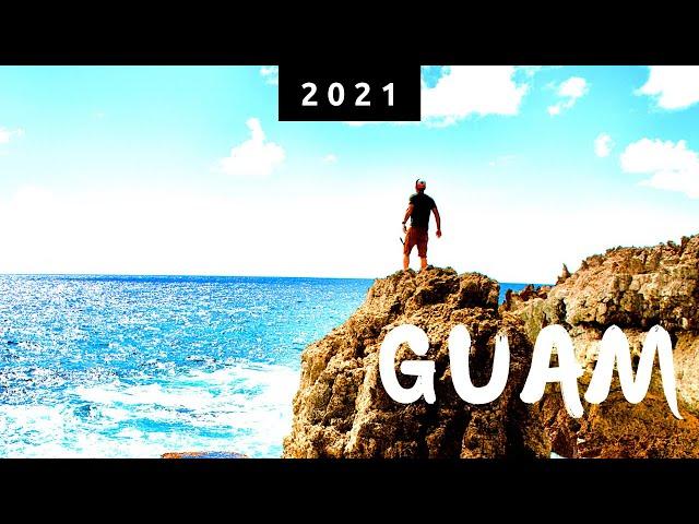 Guam 4K Drone Footage 2021 Part 1 - Scenic Tropical Paradise Island. 1 Hour Ambient Drone Film.