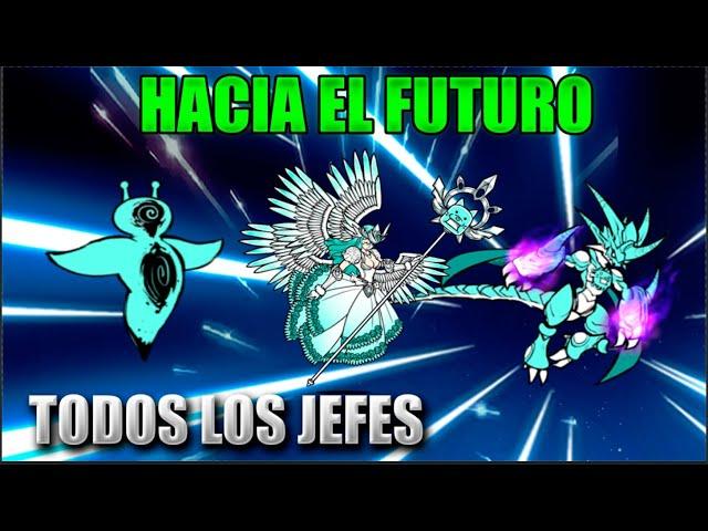 The Battle Cats en español Como vencer a cada uno de los Jefes de Hacia el futuro Facil (Remake)