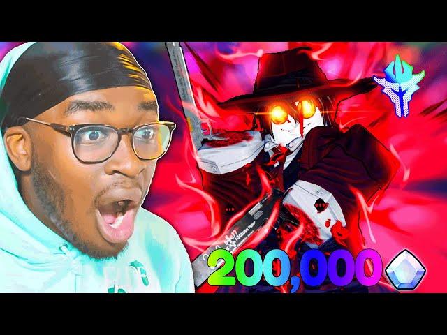 I Spent 200,000 GEMS To get 0.01% Secret Alucard In Anime Vanguards