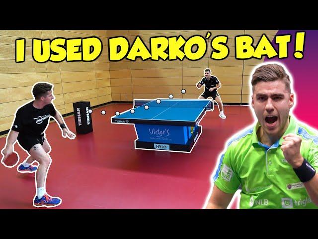 TESTING DARKO JORGIC'S TABLE TENNIS BAT!