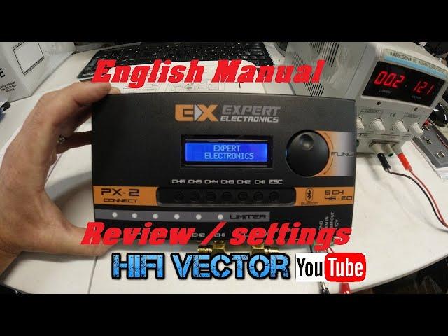 Expert electronics PX2 connect DSP digital car audio processor Equalizer  crossover english manual