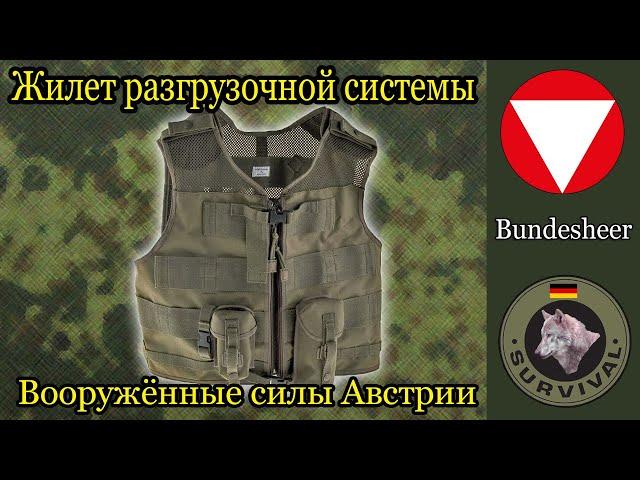 Разгрузочный жилет австрийской армии / Программа  "Бункер", выпуск 125