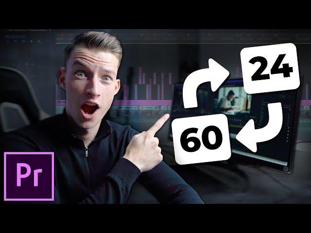 Adobe Premiere Pro 2023: How To Change Frame Rates Fast Tutorial