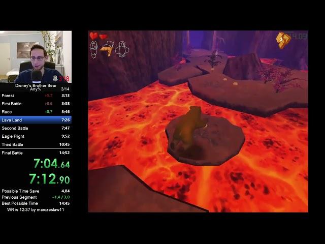 Disneys Brother Bear (PC) Any% Speedrun in 14:14 (14:31 RTA / PB)