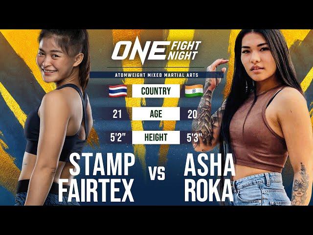 Stamp Fairtex vs. Asha Roka | Full Fight Replay