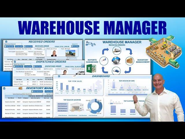 How To Create A Warehouse Management System With Inventory In Excel [FREE DOWNLOAD]